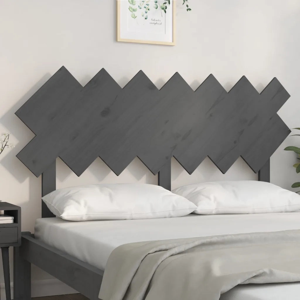 Testiera per Letto-Testata-Testiera Decorativa Bianca 151,5x3x81 cm Legno Massello di Pino