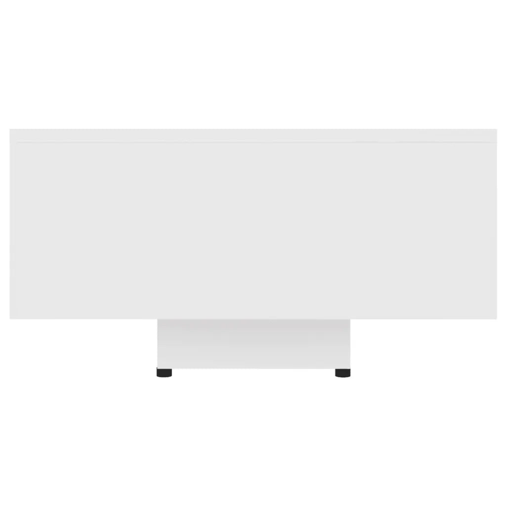 Tavolino da Salotto Bianco 85x55x31 cm in Legno Multistrato 803380