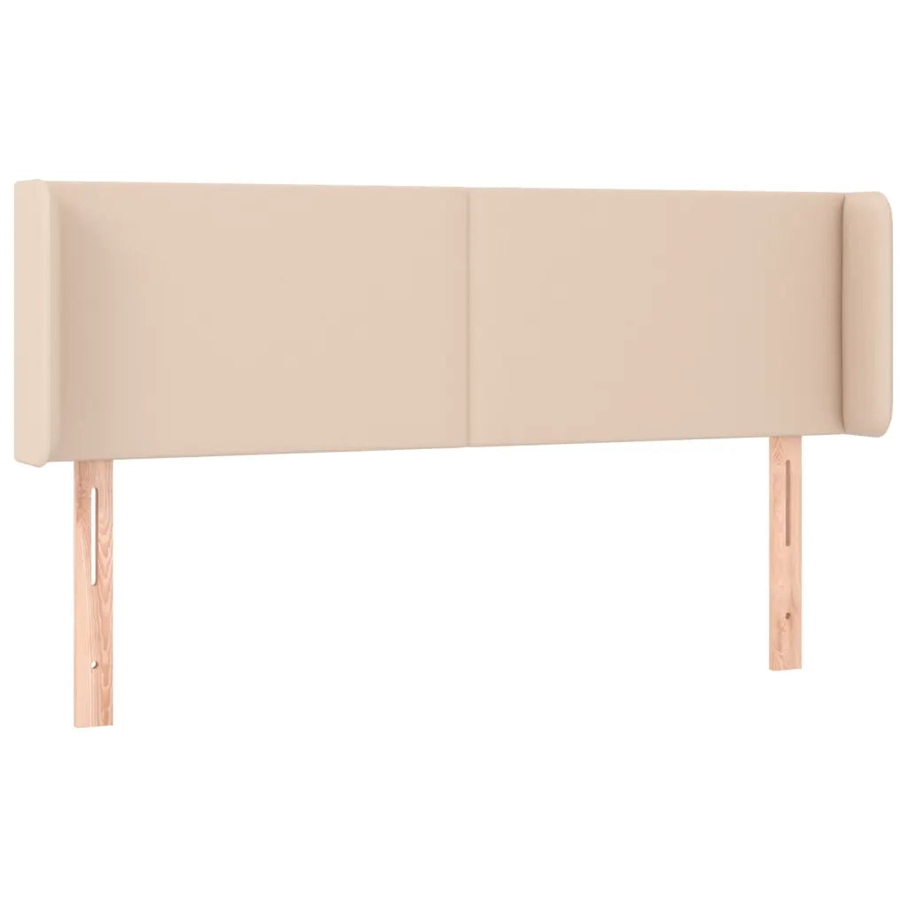 Testiera ad Orecchio Cappuccino 147x16x78/88 cm in Similpelle