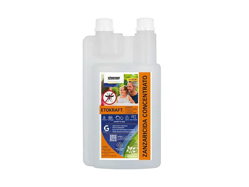Stocker Etokraft repellente zanzaricida anti-zanzare confezione da 1 L