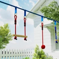 Set da Gioco per Bambini da 6 Pezzi con Borsa, Portata 50 kg, per 3-6 Anni, Blu