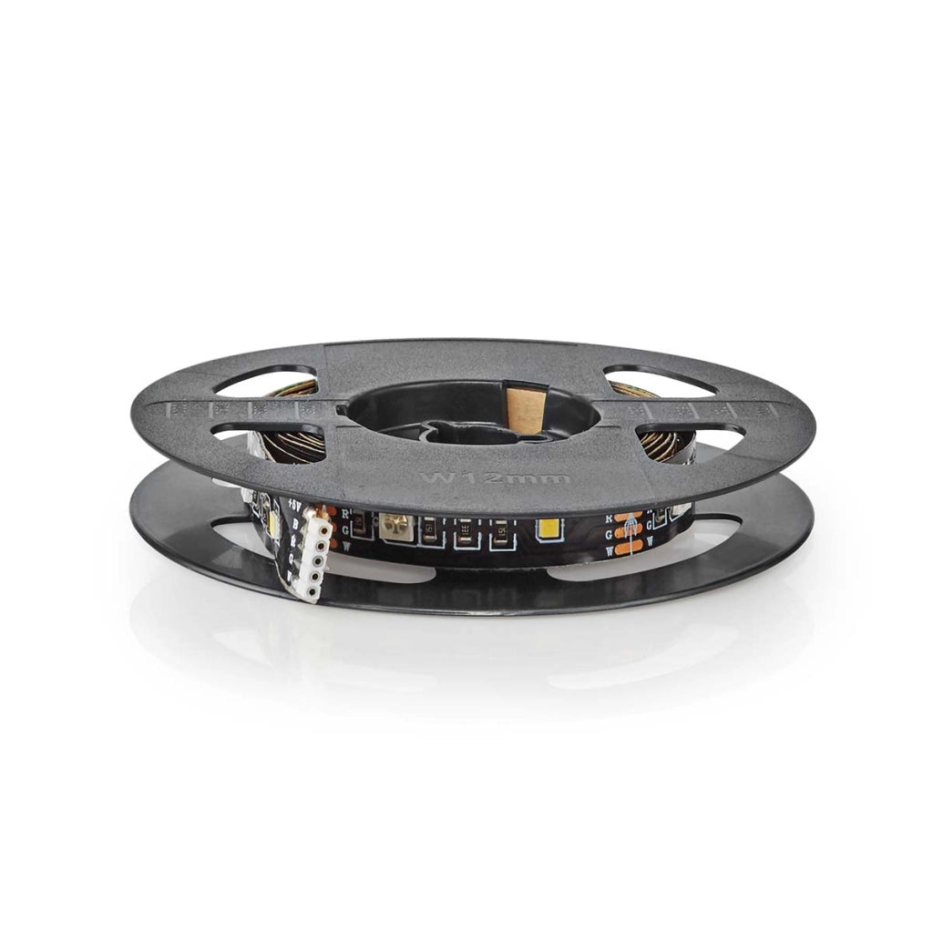 SmartLife Luce a nastro LED connessa RGB / Bianco caldo 2 m Nero Nedis