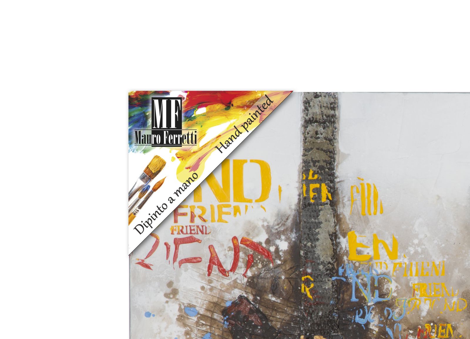 Dipinto su Tela Chitarre Arty 120x3,5x90 cm in Legno e Canvas