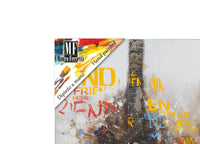 Dipinto su Tela Chitarre Arty 120x3,5x90 cm in Legno e Canvas