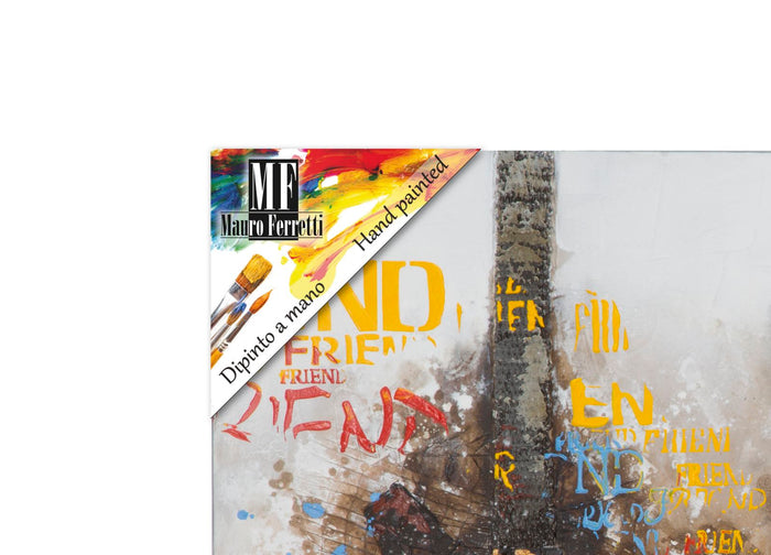 Dipinto su Tela Chitarre Arty 120x3,5x90 cm in Legno e Canvas