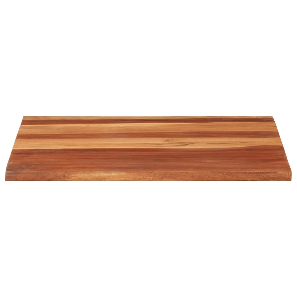 Piano Tavolo in Legno Massello di Acacia 25-27 mm 60x70 cm 285989