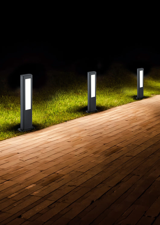 Palo da Esterno a LED in Pressofusione di alluminio Antracite