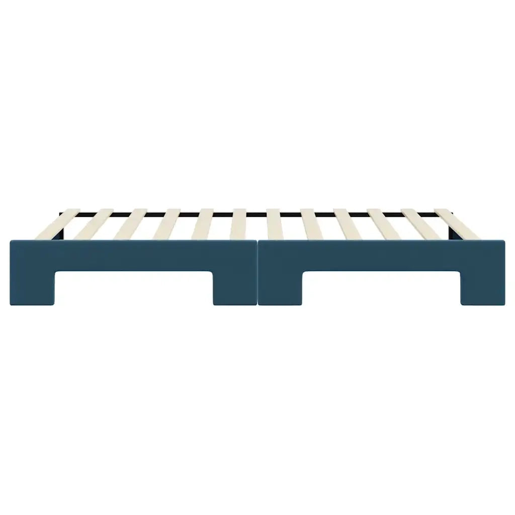 Divano Letto con Letto Estraibile-Sofa Letto-Daybed Blu 100x200 cm in Velluto 699649