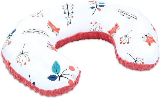 Cuscino per l'allattamento Bambino Piccolo Minky 130 x 45 cm - Cuscino per l'allattamento portatile Piccolo cuscino per l'allattamento, cuscino per l'allattamento per viaggi, Terracotta