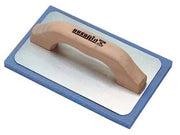 FRATTONE GOMMASPUGNA PER INTONACO BASE ALLUMINIO E MANICO IN LEGNO- - cm.21x14 - 42059 - 2 pezzi AUSONIA