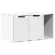 Mobiletto per lettiera per gatti in legno ingegnerizzato bianco 02_0043313