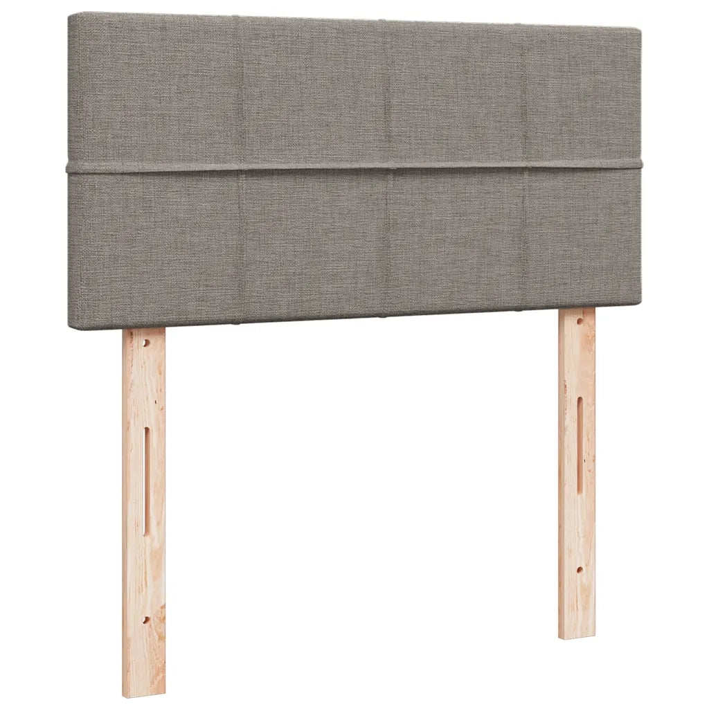 Giroletto a Molle con Materasso Tortora 100x200 cm in Tessuto 3288103