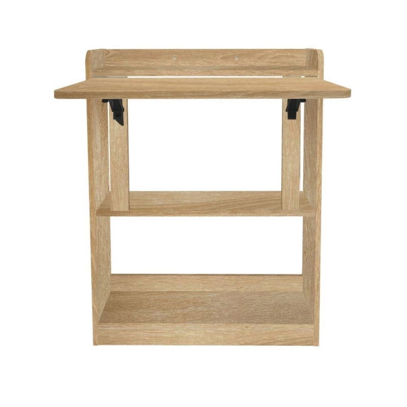 Scrivania tavolo pieghevole Plana colore rovere 64×56×H 82 cm