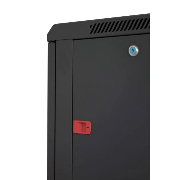 Armadio Rack 19'' a muro 20 unità sezione unica prof. 450mm Nero