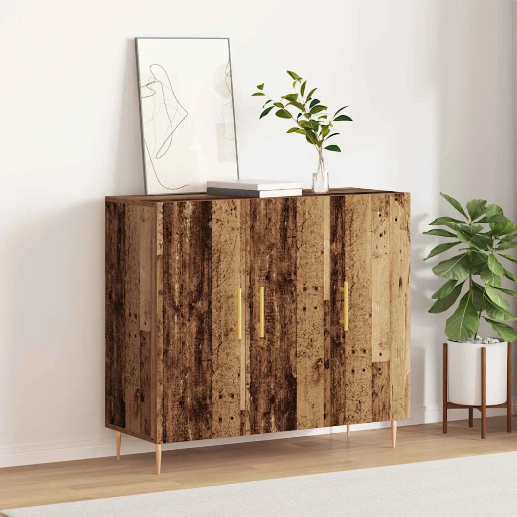 Credenza Legno vecchio 90 x 34 x 80 cm Legno multistrato 869076