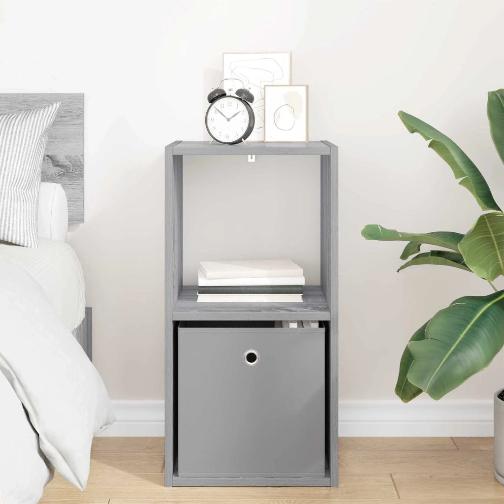 Comodino | Armadio da Notte | Mobiletto da notte Grigio Sonoma 35 x 32 x 68,5 cm Legno multistrato