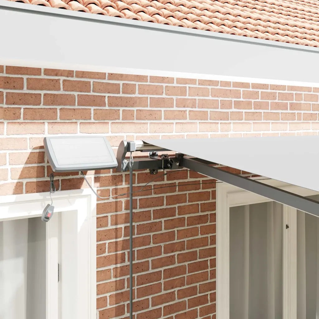 Tenda da Sole con Antracite 3 x 2,5 m Metallo 46871