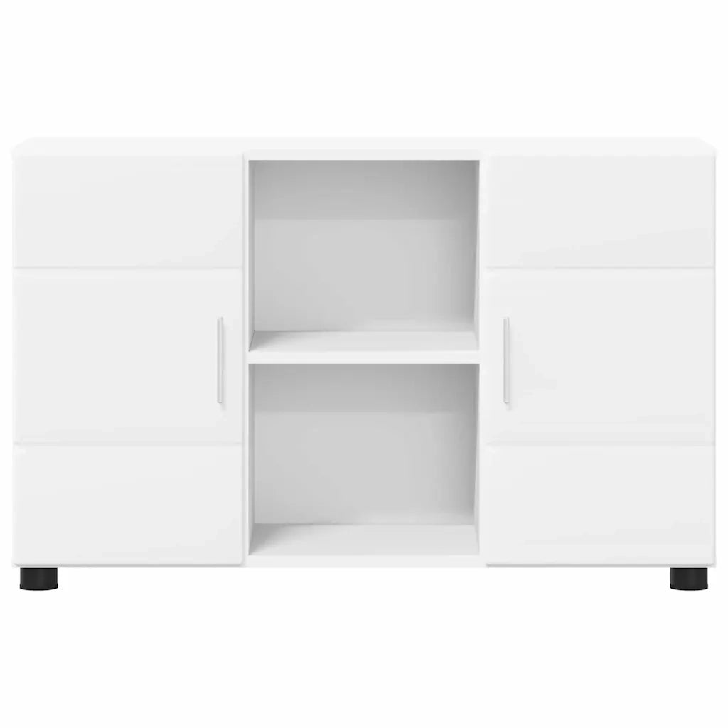 Credenza FLORIN Bianco 88,5 x 30,5 x 55,5 cm Legno multistrato