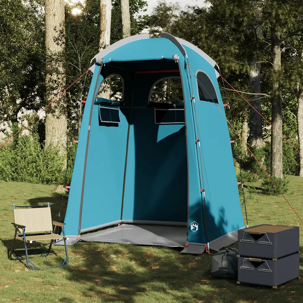 Tenda da Doccia-Tenda Doccia Portatile Blu Impermeabile 824289