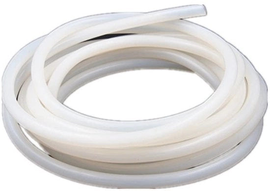 Silicone Tubo 2mm ID - 6mm OD - 30,5m - Grade Alimentare - Flessibile - Alta Resistenza Termica - Transparente - Tubo Flessibile