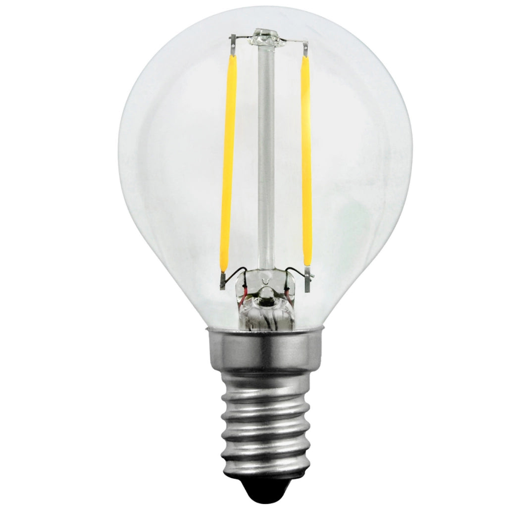 Lampadina LED Filament G45 E14 2W 230lm 3000K Polux