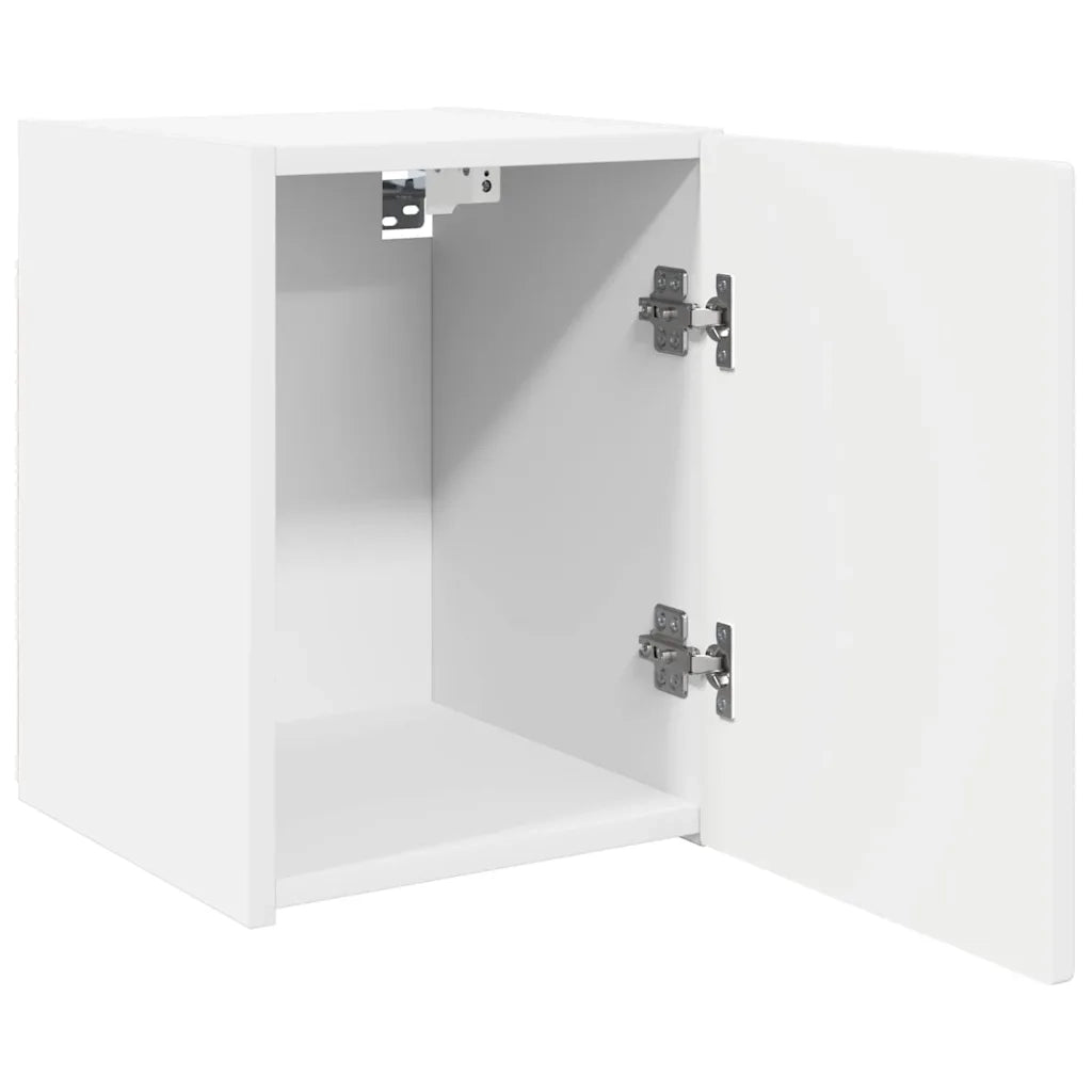 Mobile TV da parete-Mobile TV a Muro-Credenza TV Bianco 30 x 31 x 40 cm Legno multistrato