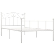 Giroletto-Struttura Letto Bianco in Metallo 90x200 cm 417218
