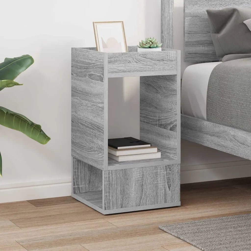 Tavolino Grigio Sonoma 30 x 30 x 56 cm Legno ingegnerizzato 890938
