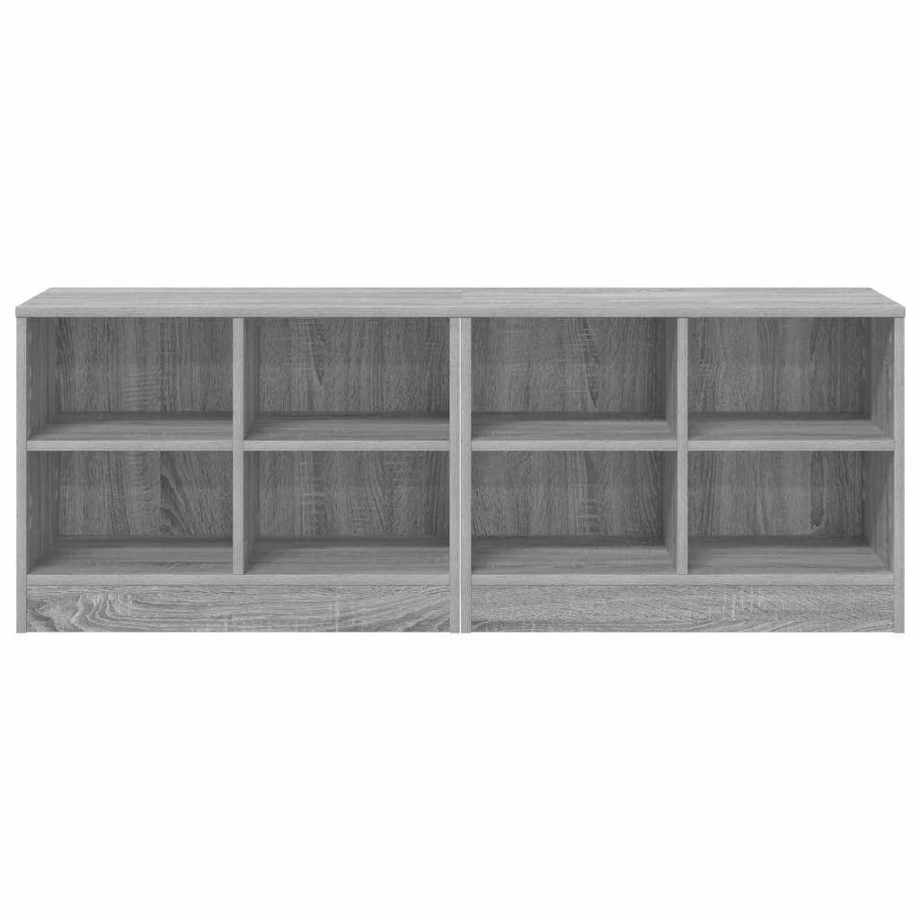 Armadietto per letto 2 pcs Sonoma grigio 66 x 33 x 48 cm