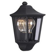 Applique 1/2 lanterna nera 60w