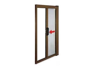 ZANZARIERA KIT A MOLLA PER PORTA FINESTRA NON FRIZIONATA BRONZO cm.160x250h.    VETTE