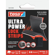 VELCRO ADESIVO ULTRA POWER LOCK STRIPS 55234 TESA - NERO MM 25X50 CF=PZ 4- 2 confezioni
