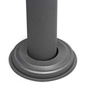 Set Cassetta postale doppia autoportante V12 antracite con telaio di supporto