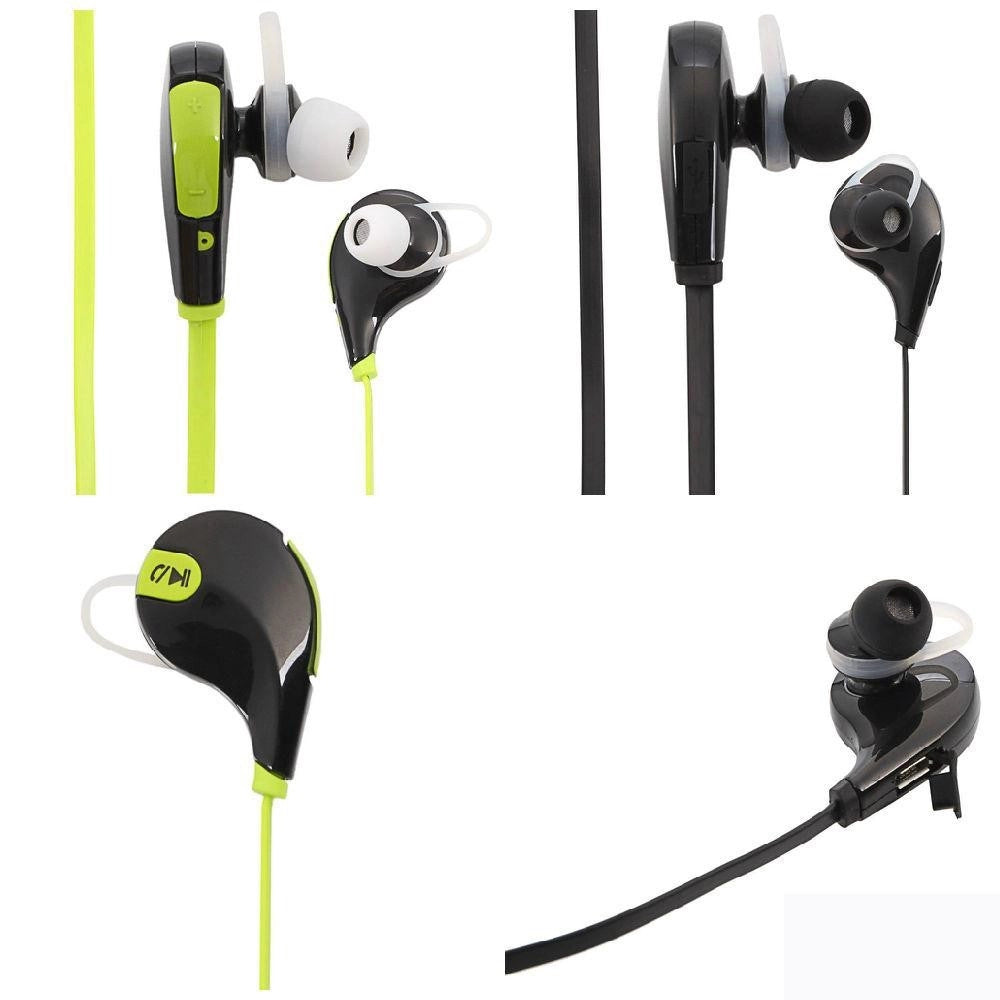 Trade Shop - Cuffie Sport Stereo Audio Auricolari Bluetooth Per Smartphone Cellulare Qy7 -