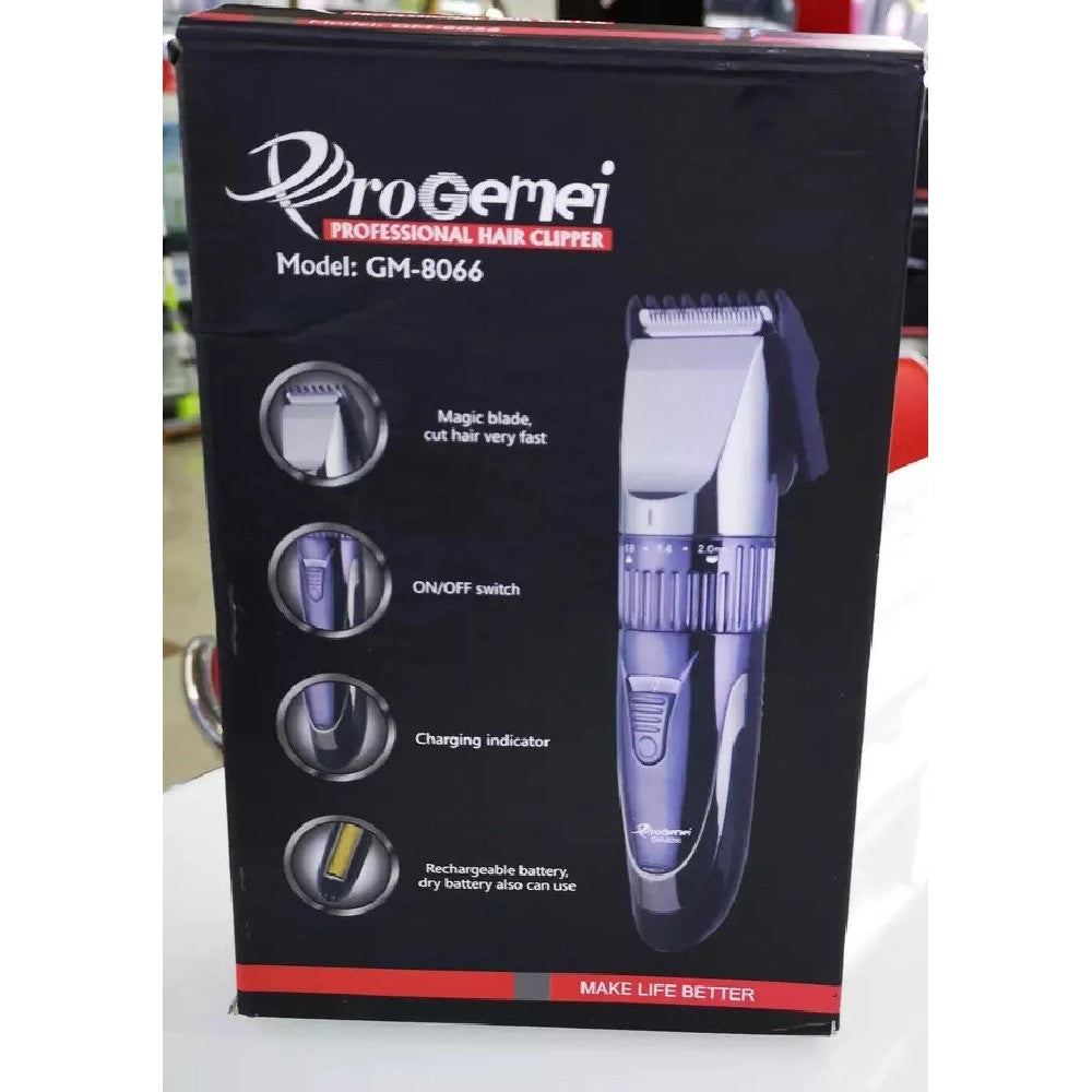 Trade Shop - Tagliacapelli Clipper Professionale Elettrico Ricaricabile A Batteria Gm-8066 -