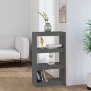 Libreria/Divisorio Grigio 60x30x103,5 cm in Massello di Pino cod mxl 6891
