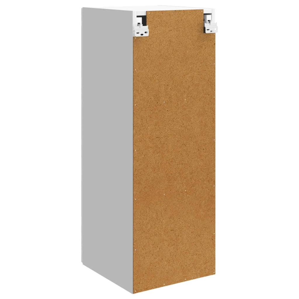 Mobiletto a muro Bianco Lucido 33 x 34,5 x 90 cm 899269