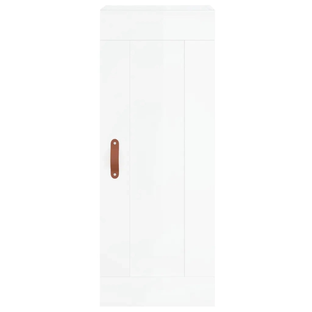 Credenza 34,5x34x180 cm in Legno Multistrato Bianco Lucido 3200107