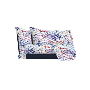 Set Lenzuola Singolo con Stampa Sopra Sotto e Federe Lena