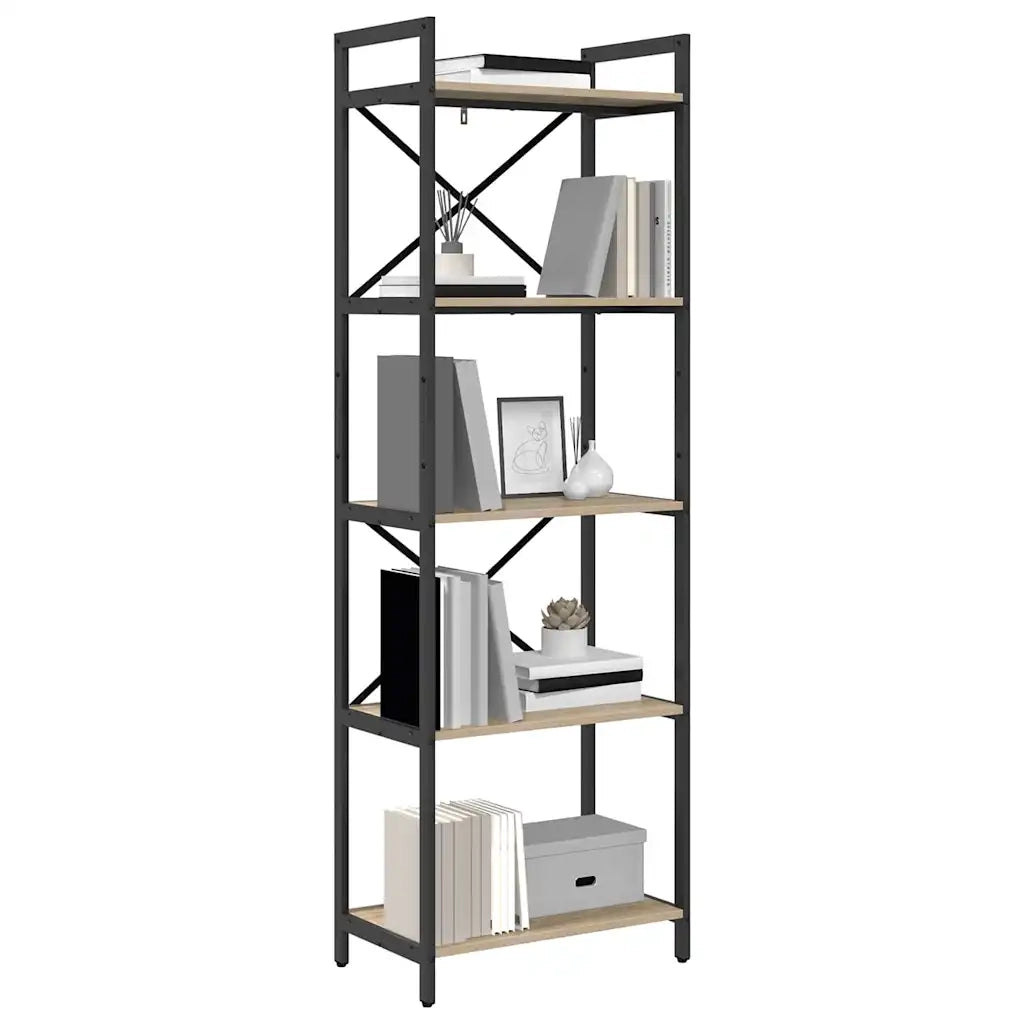 Libreria Rovere Sonoma 56 x 34 x 171 cm Legno multistrato 883863