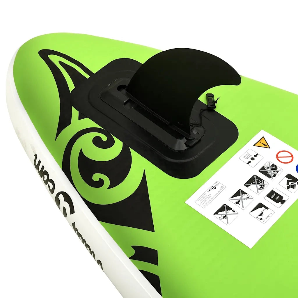 Set Tavola Gonfiabile da SUP 305x76x15 cm Verde cod mxl 59923