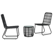 Set da giardino in vimini nero da 3 pezzi per mobili da esterno 02_0013528