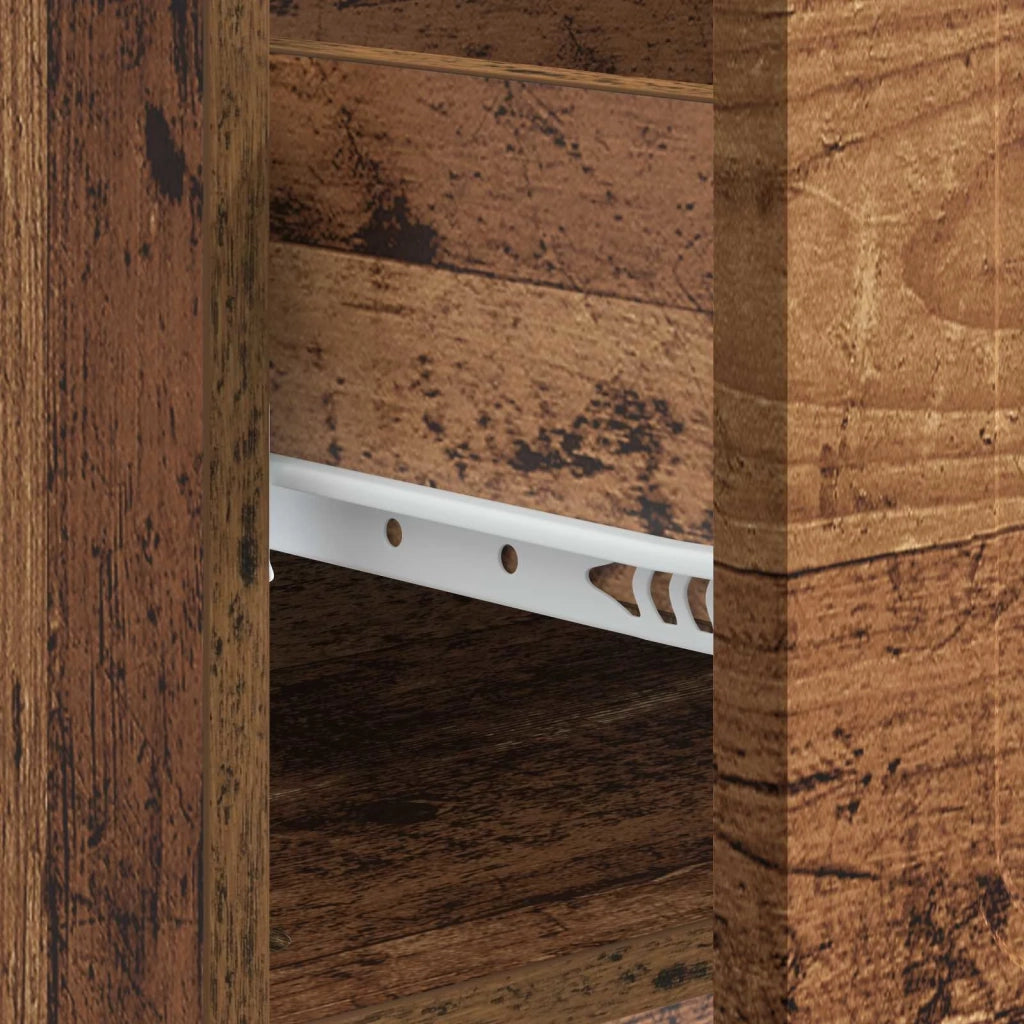 Tavolino da salotto con cassetto Legno antico 49 x 50 x 37 cm