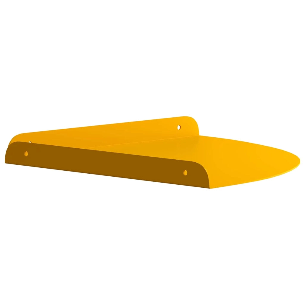 Mensola sospesa 2 pcs Giallo senape 30 x 30 x 2 cm 8004116