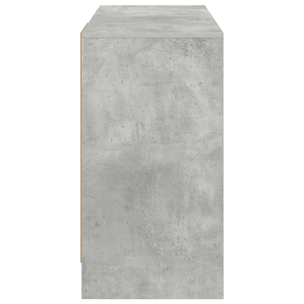Scrivania Grigio cemento 100 x 40 x 75 cm Legno multistrato 8000455