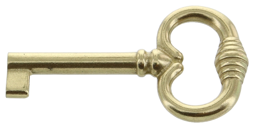 CHIAVE PER MOBILI 33708 35X62 MM OTTONE LUCIDO**- METAL STYLE- 25,0 pz