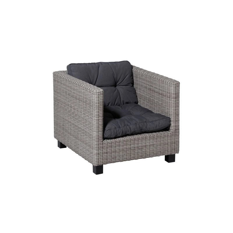 Coussin PANAMA 60 x 43 cm - MADISON SÃ©rie Florance - Gris