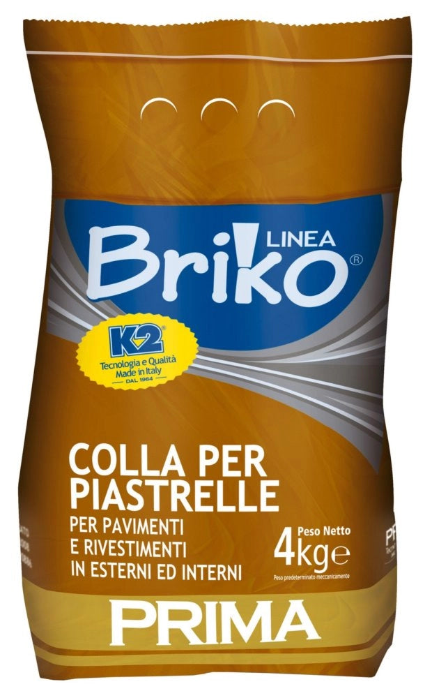 4pz linea briko colla piastrelle extra per riparazioni e incollaggio da kg 4 cod:ferx.95790