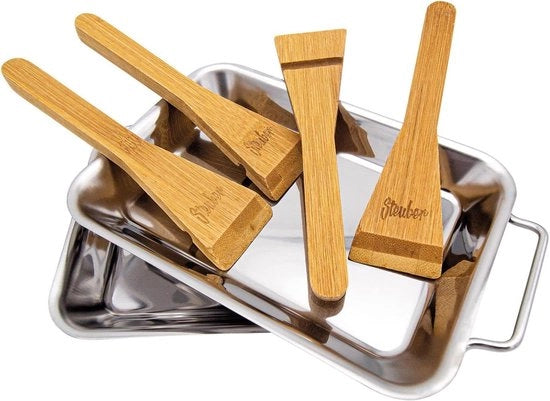 Set di cottura premium a 2 pannini - acciaio inossidabile - ideale sostituto dell'alluminio - 2 pezzi