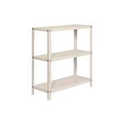 Scaffale in metallo Simon Rack con viti colore bianco 3 ripiani 900x800x300 mm Made in Spain